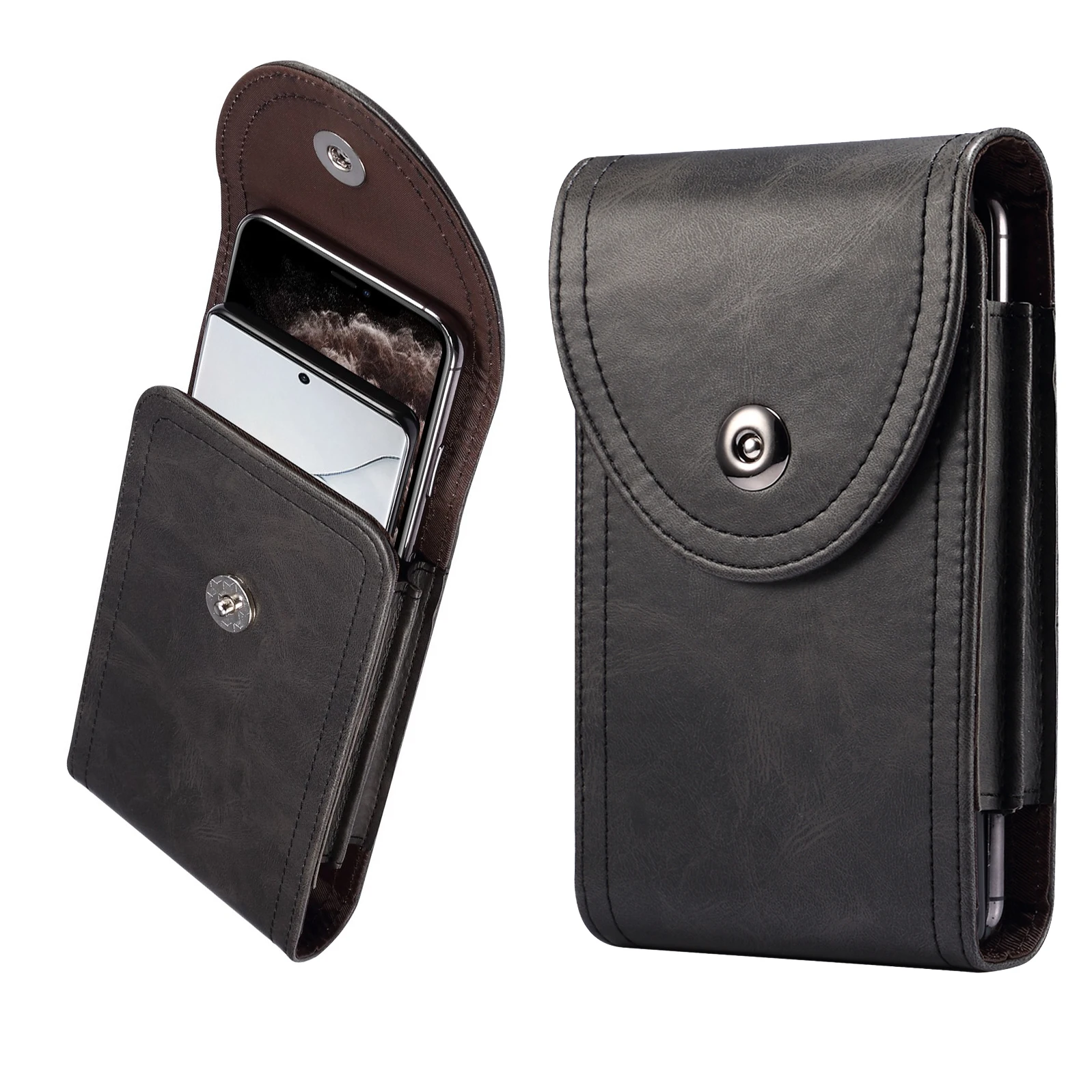 Универсальная мужская поясная сумка для Мобильные телефоны под 6 7 дюйма двойной