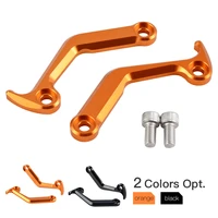 motorcycle billet aluminum anodized left right racing hooks for ktm rc 125 390 rc125 rc390 2014 2015 2016 2017 2018 2019 2020