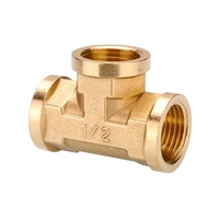 1 pcs of 12 inch t shaped copper pipe joint adapter thickened outer layer of the adapter inner wire heater connector