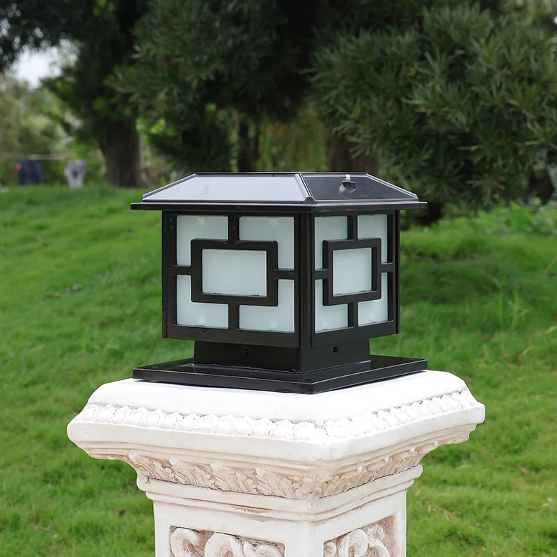 Уличная лампа столб на солнечной батарее D300 водонепроницаемый садовый