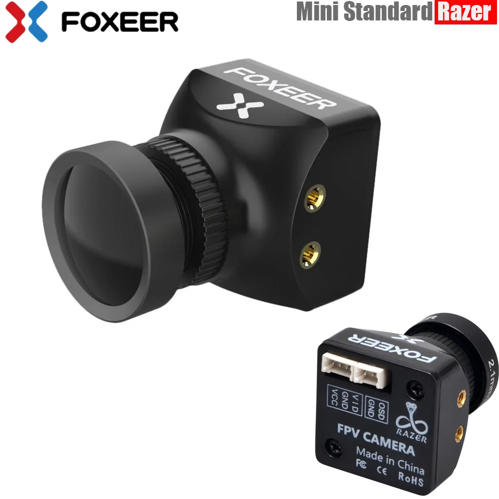 Foxeer Razer Mini HD 5 Мп 2 1 мм M12 объектив 1200TVL стандартная камера FPV 4:3/16:9 NTSC/PAL