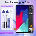 ЖК-дисплей A405 для Samsung Galaxy A40, сенсорный экран, стеклянная панель, дигитайзер A40 2019 в сборе, бесплатная доставка с инструментами, 1 шт.