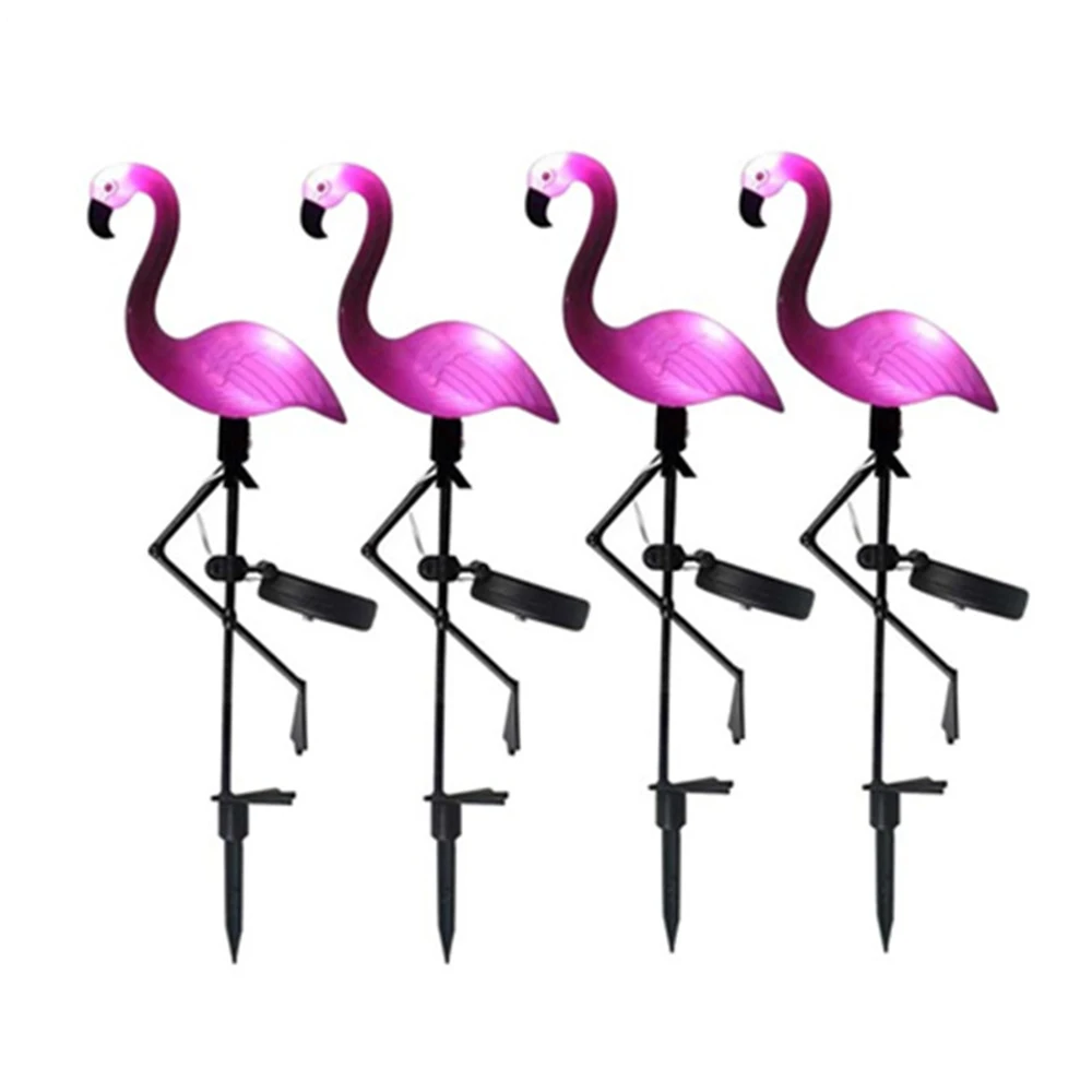 Светодиодный солнечный Фламинго газонный светильник на солнечных батареях