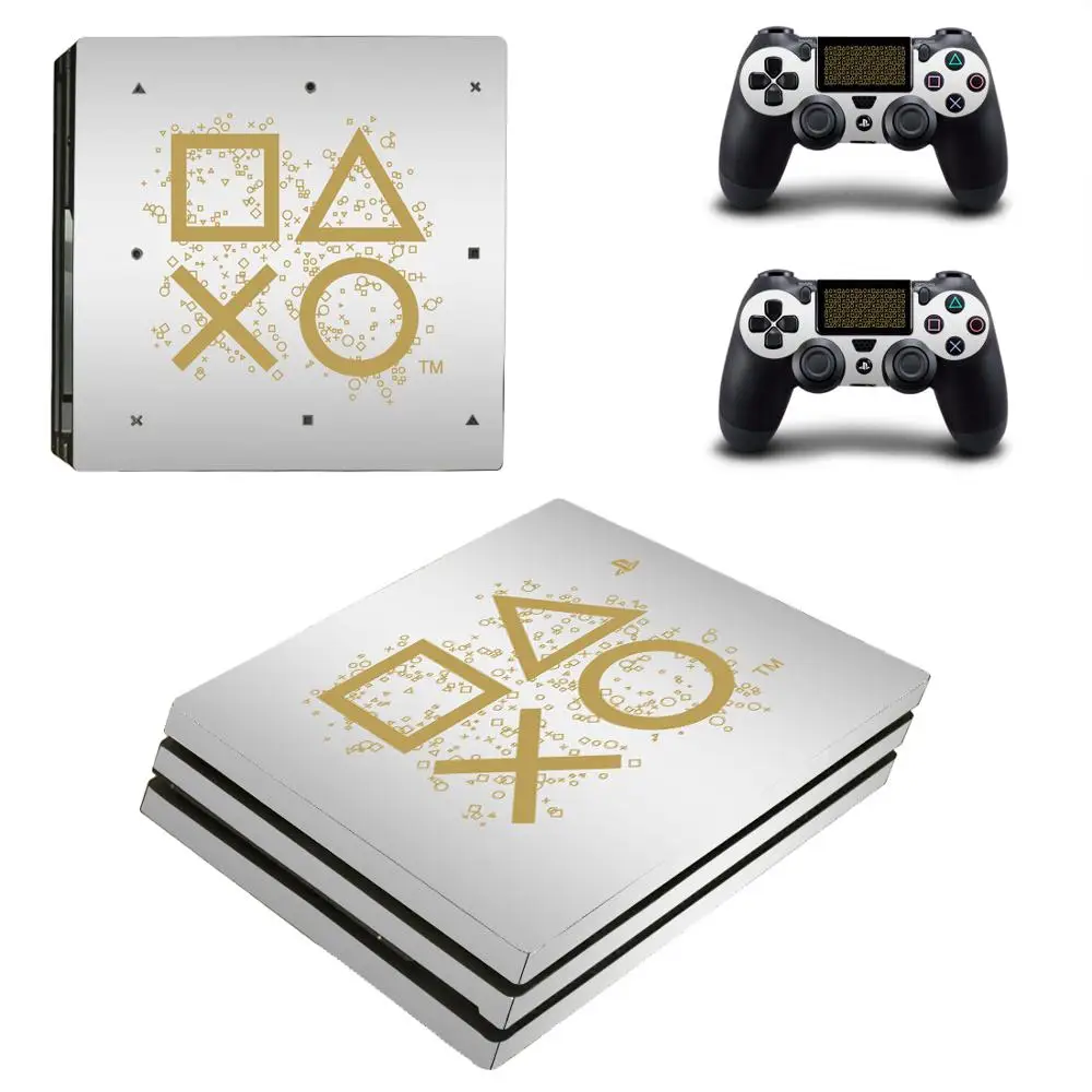 Нестандартная конструкция чистый белый PS4 Pro переводная картинка Наклейка