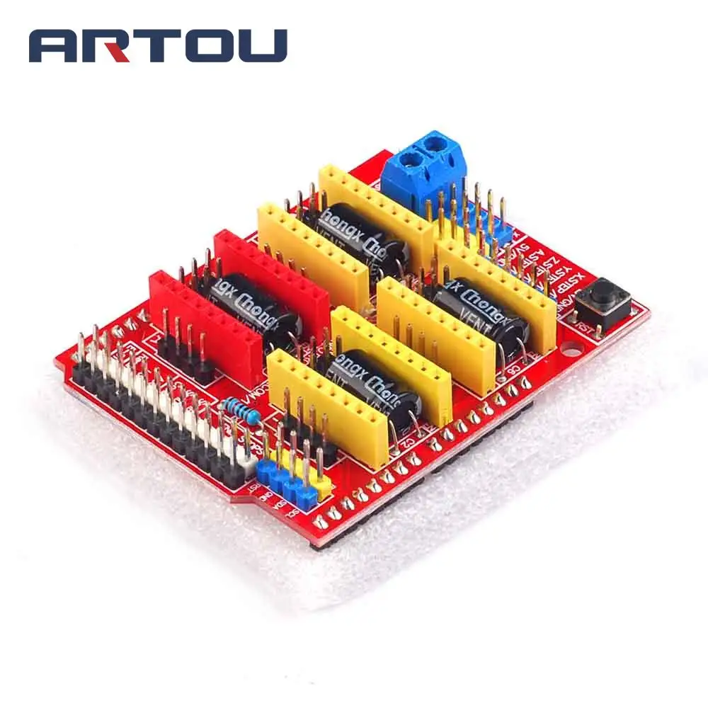 1 шт. V3 гравер 3d принтер CNC Щит Плата расширения A4988 Драйвер|driver a4988|driver 3ddriver board |