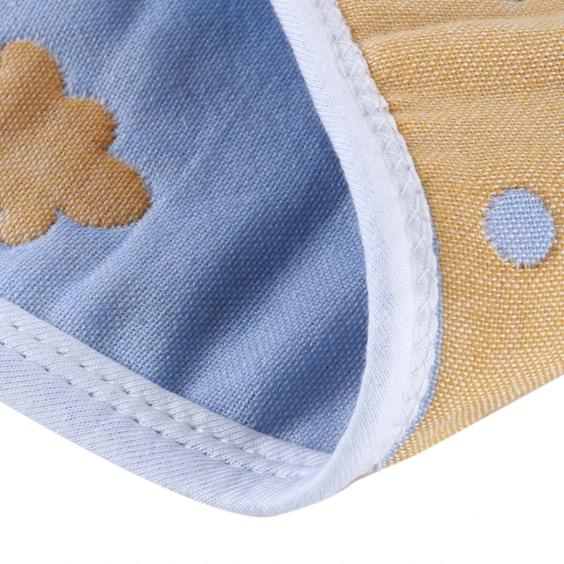 

Printed Baby Pillow Towel Cotton Five-Layer Gauze Children's Towel Cotton Pillow Towel Sweat-Absorbent Breathable