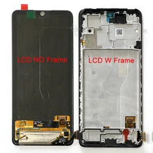 Original Amoled For Xiaomi Redmi Note 10 Pro M2101K6G LCD Display Screen Frame Touch Panel Digitizer For Redmi Note 10 Pro Max