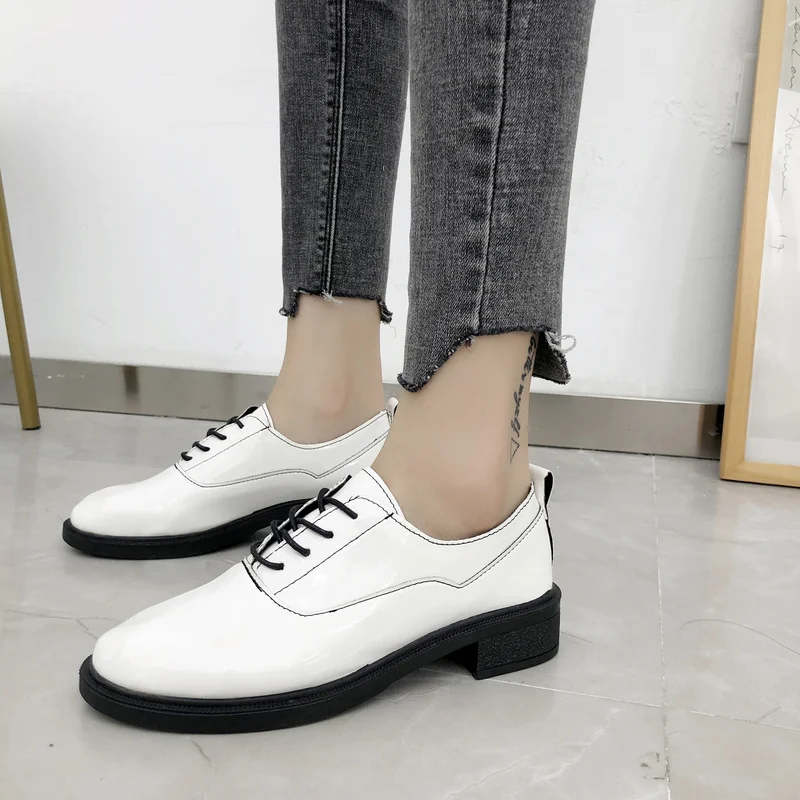 Обувь в ретро-стиле Женская обувь из искусственной кожи женская стильные женские