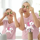 Лидер продаж, футболка Disney Basic, детская одежда, модная женская футболка HarajukuCreative высокого качества