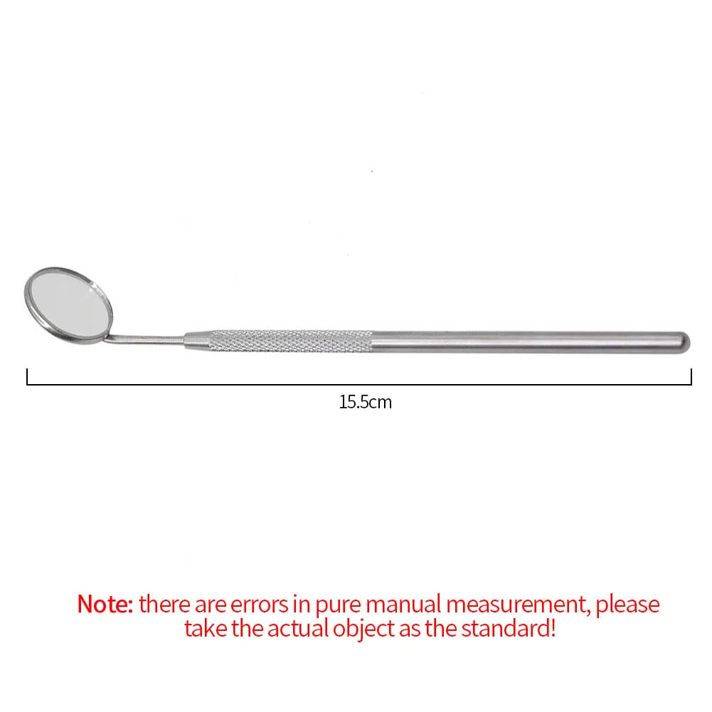 1 шт. стоматологическое зеркало из нержавеющей стали для ухода за полостью