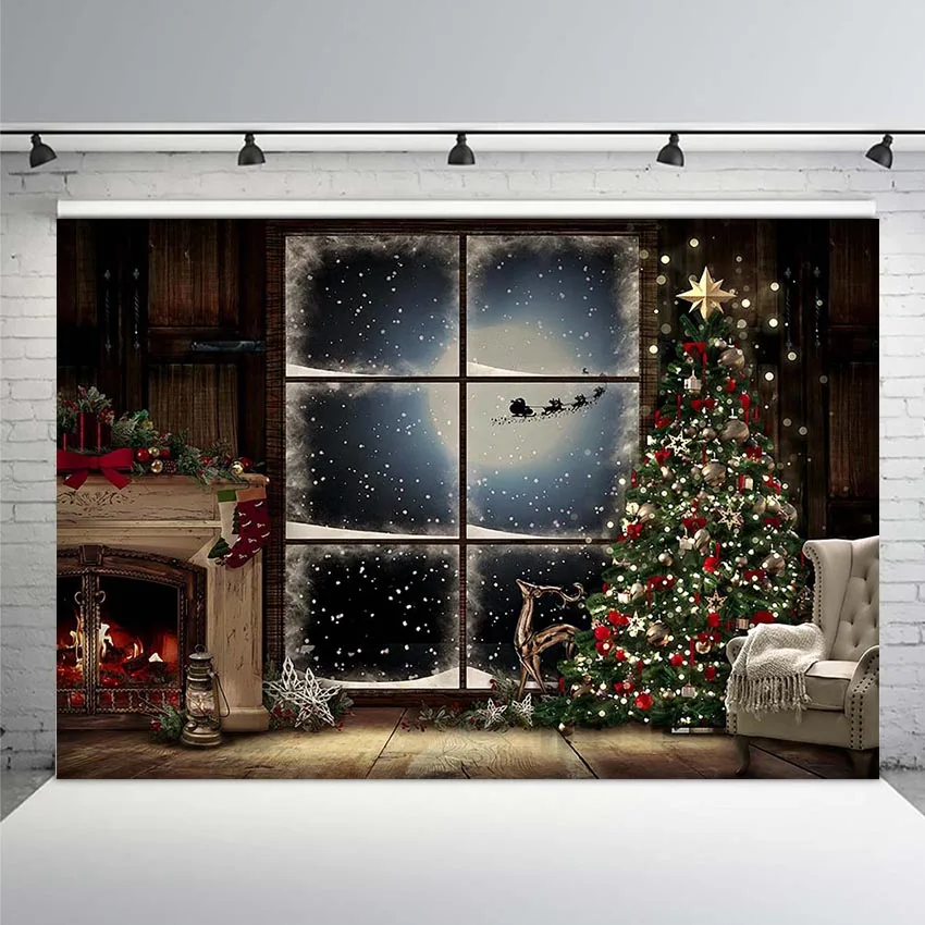 

Photography Backdrop Christmas Backdrops Photo Prop Christmas Decoration Art Fabric Backgrounds Christmas Background Backdrops