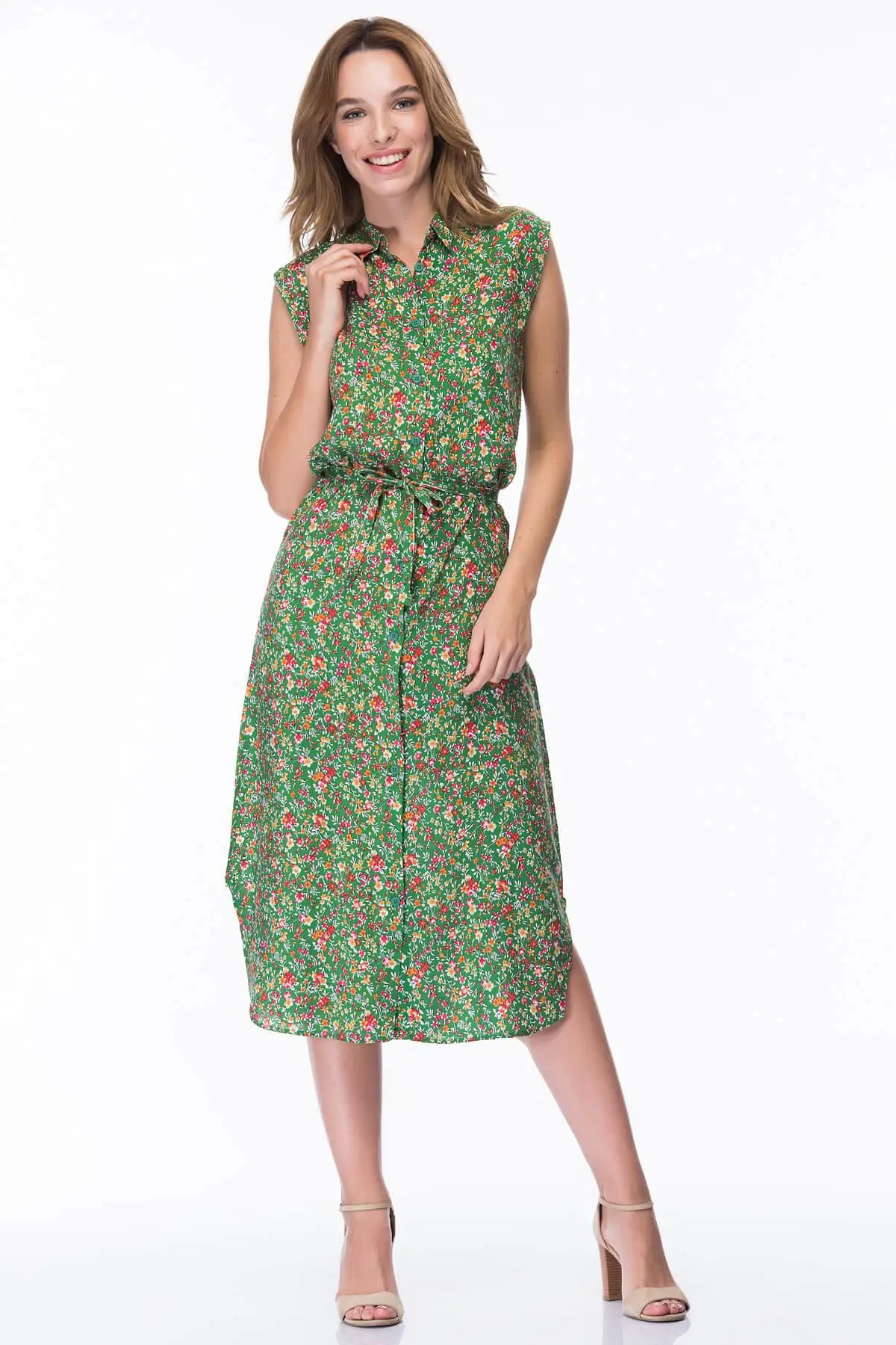 Dewberry женские зеленые Dress-1320001Z6576 | Женская одежда