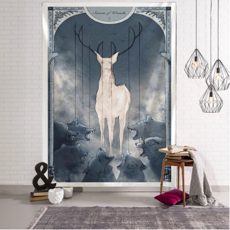 Классический миф Мандала Таро карточный узор одеяло гобелен настенные подвесные