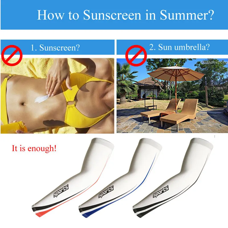 L.Mirror 1 пара анти УФ Защита от Солнца рукава сжатия эластичные дышащие