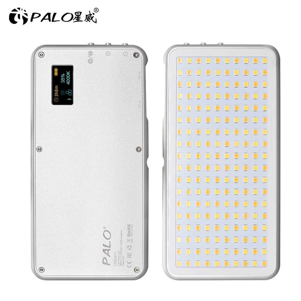 

WEIHE DSLR Camera LED Video Light With Cold Shoe RGB Filter Vlog Fill Light On-Camera Photography Studio Light