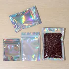 Пакеты из алюминиевой фольги на молнии, Многоразовые Пакеты для конфет, упаковочные принадлежности, самозакрывающиеся домашние кухонные мешки для хранения продуктов, 20 шт.