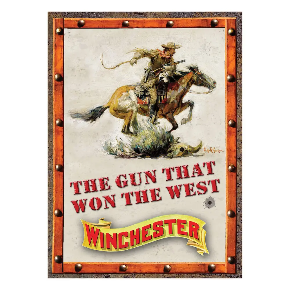 2021 продуктов жестяной знак Winchester выигрышен на западе устойчив к атмосферным