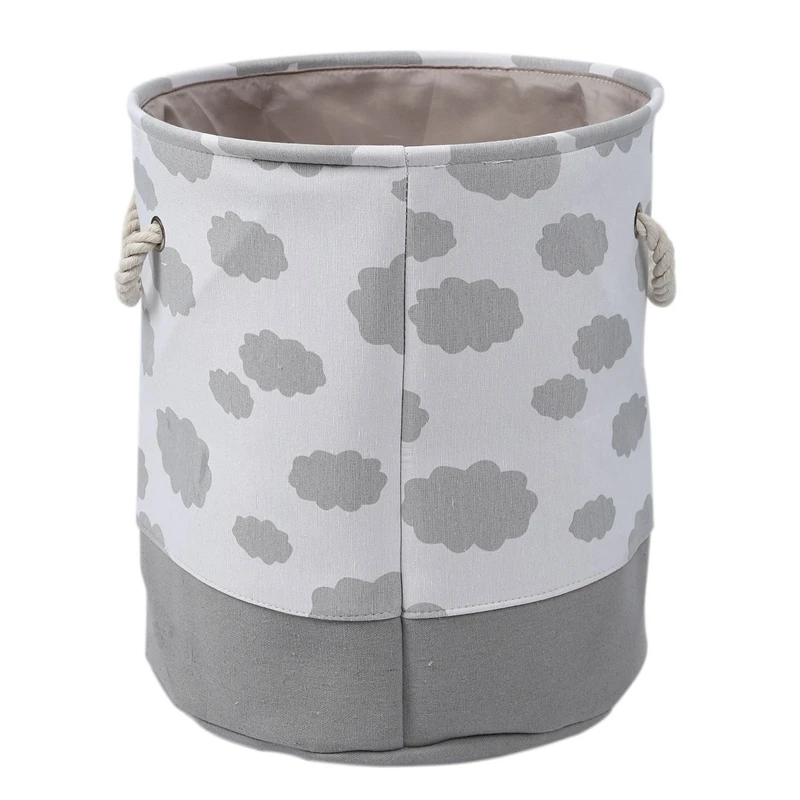 Ведро для хранения грязной одежды холщовая корзина с мультяшным львом и подвеска