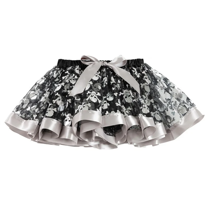 Baby Girls Skirt 2-7T New Summer Mesh Dot Print Color Matching High Waist Lovely Toddler Girl Short Pleated Sweet | Детская одежда и