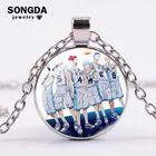 Ожерелья Kuroko без корзины куроко баскетбольная фигурка Tetsuya Аниме Кулон модная цепочка на шею для фанатов ювелирные аксессуары для подростков