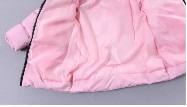 Детский пуховик с мультяшным рисунком новинка 2019 хлопковая стеганая Одежда для