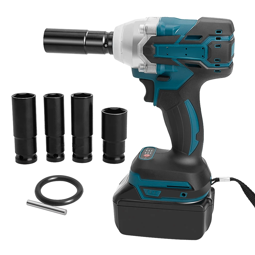 18 в Электрический перезаряжаемый бесщеточный ударный ключ беспроводной
