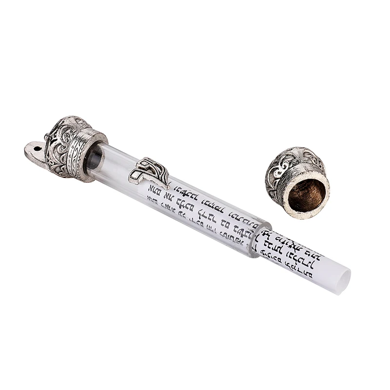Античная Посеребренная позолоченная Корона Mezuzah Judaica Израиль подарок еврейская