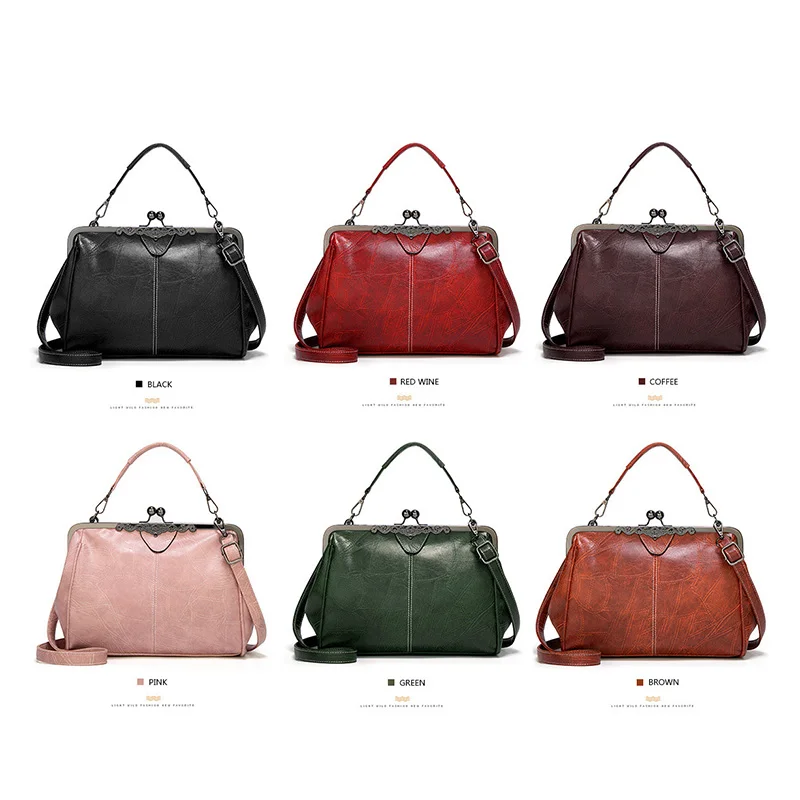 

Women Bags Handbag Luxury Brand pu leather Shoulder Bag Ladys Crossbody Bag Solid Color Totes