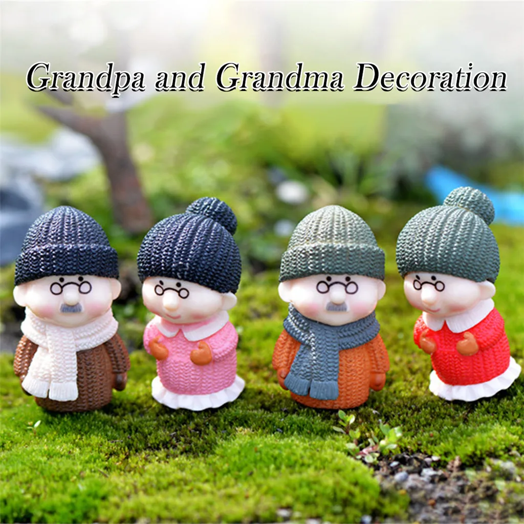 1 шт. мини зимнее платье дедушка и миниатюрный DIY стол орнамент украшения