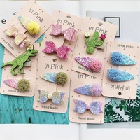 new korean style shiny hairpins animal hairpins bb clip hair accessories for children in europe and america