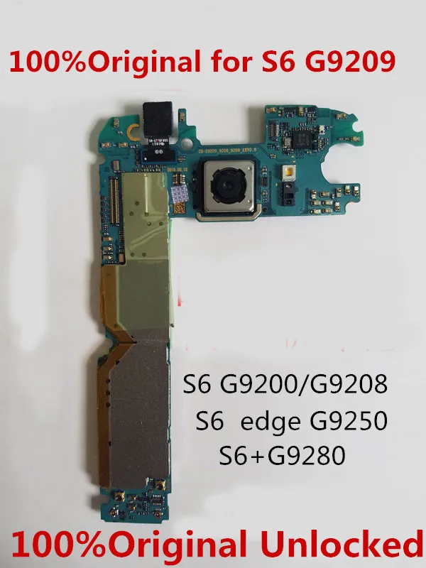Подарок+ TOOLFull работает разблокированный для samsung S6 G9209 материнская плата логическая материнская плата