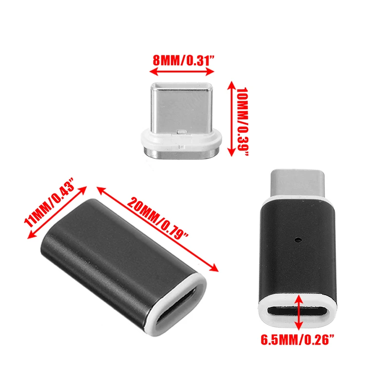 Портативный USB C Тип Магнитный В комплект поставки входит адаптер зарядки