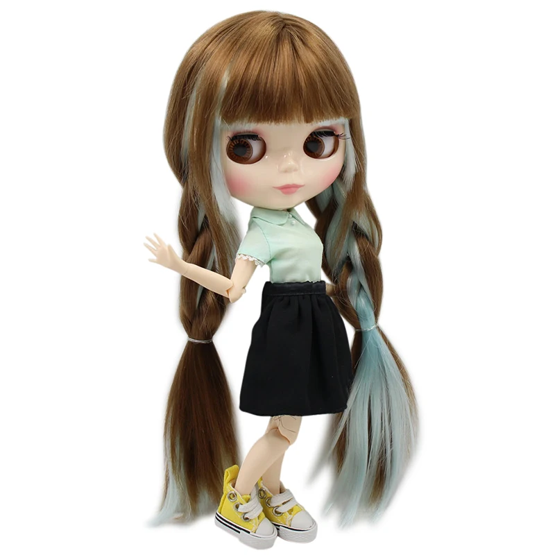 Ледяной фабрики Blyth кукольные DIY 1/6 BJD голая кукла белый/загорелая кожа 30 см