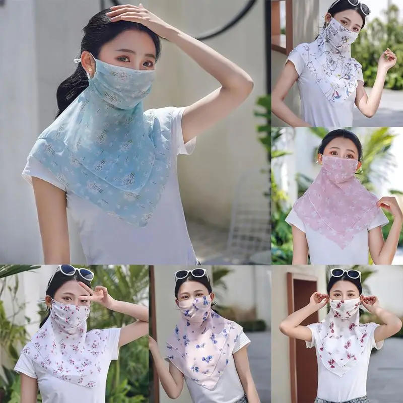 Открытый Спорт Туризм темперамент шеи Дышащая Маска Новинка Весна и лето анти УФ