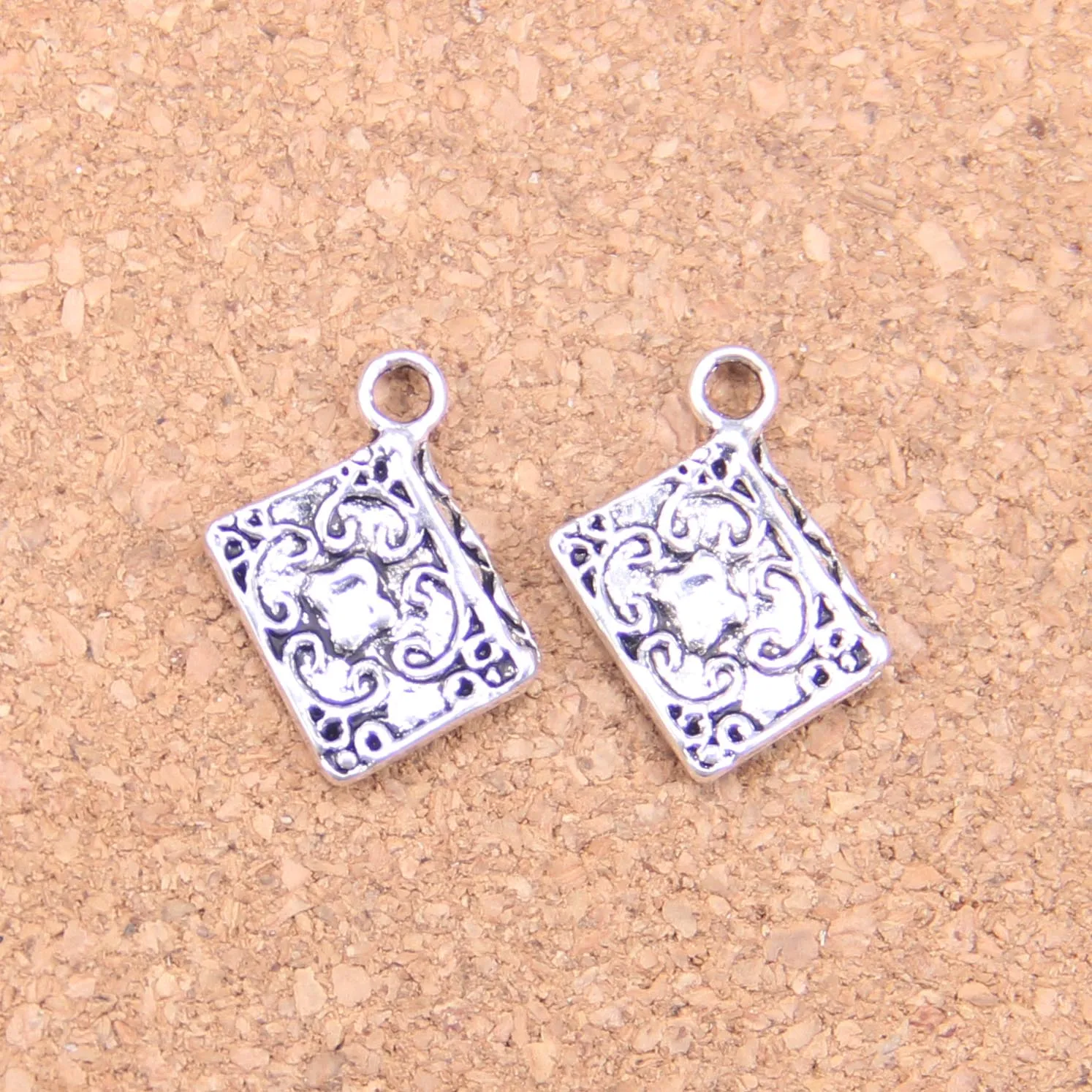 18pcs Charms book holy bible 17x11mm Antique Pendants Vintage Tibetan Silver Jewelry DIY for bracelet necklace | Украшения и