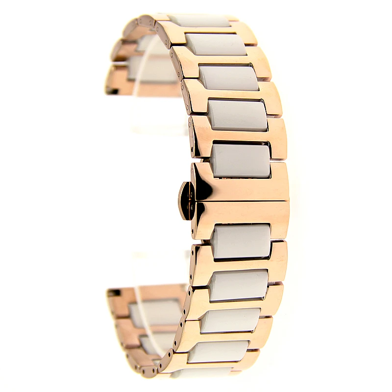 20 22mm Stainless Steel and Ceramic Watchbands for Samsung Galaxy S2 3 4 46 42mm Huawei XiaomiAMAZFIT Watch Strap Bracelet Belt