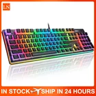 Pbt-прозрачная механическая клавиатура Oem с высотой 104 клавиш, универсальная механическая клавиатура с колпачком клавиш стандарта США, механическая клавиатура