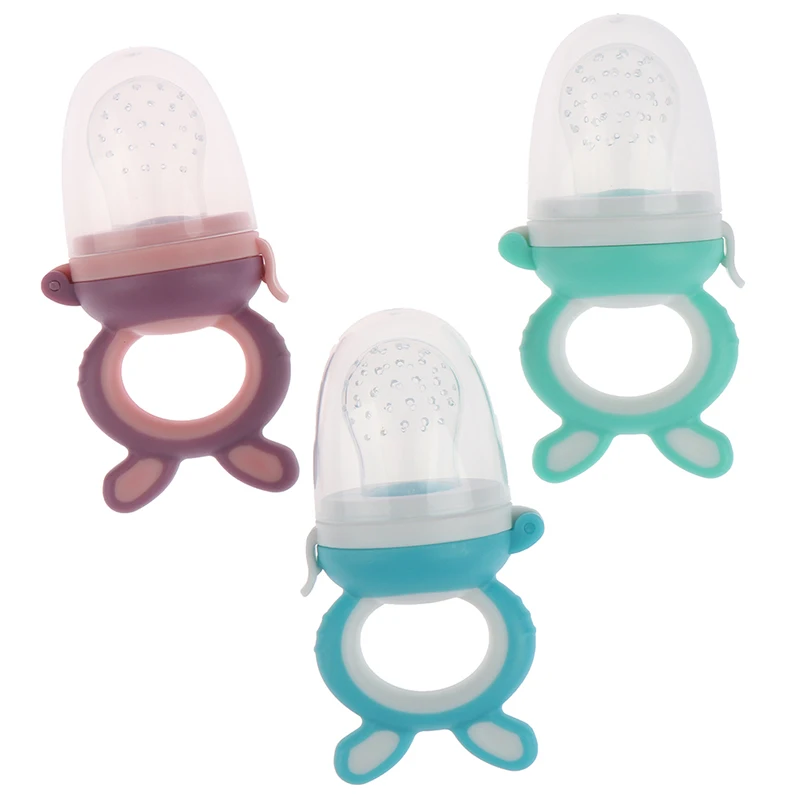 

Baby Fresh Food Fruit Vegetable Dispenser Pacifier Nipple Masher Care Safety