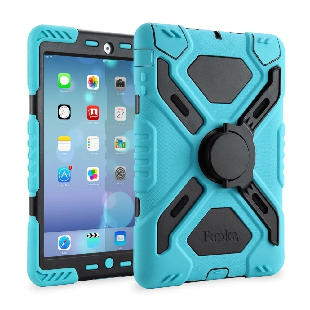

Waterproof Shockproof Dustproof Kids Safe Stand Case Cover For ipad mini 1/2/3 Retina ipad 2 3 4 Air Shell