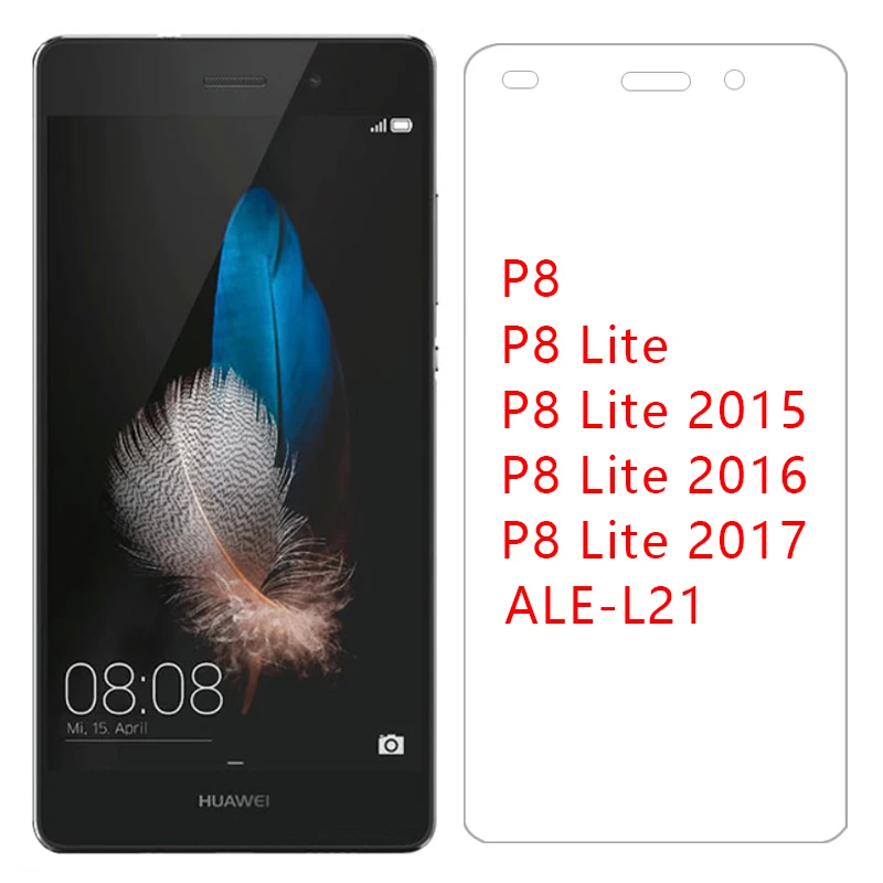 

protective glass for huawei p8 lite 2017 screen protector tempered glas on p 8 p8lite light 2016 2015 ale l21 film huawey huwei