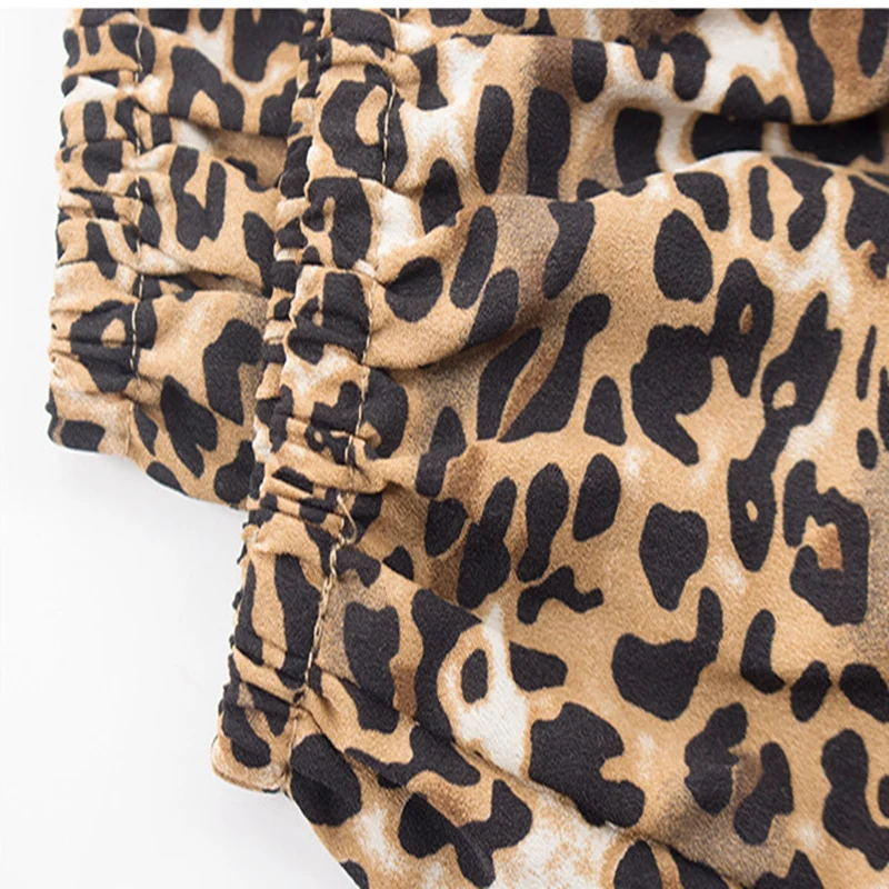 Autumn and winter women's sweater large size 6XL 7XL 8XL 9XL 10XL fashion leopard stitching long sleeve round neck bust 153CM | Женская