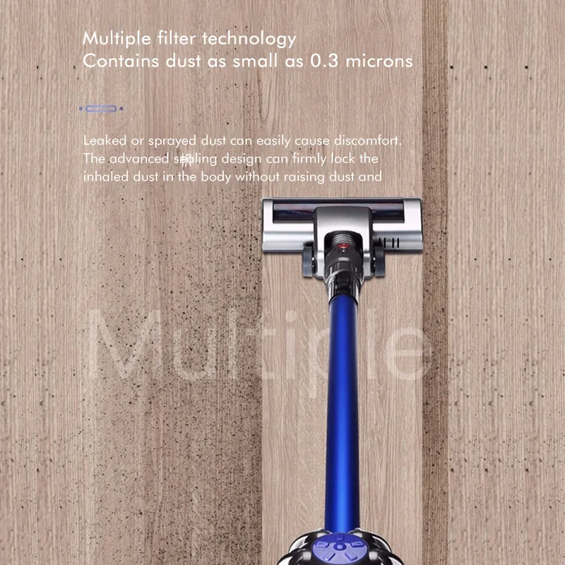 

Large Suction Handheld Wireless Vacuum Cleaner Telescopic Pole Household Bass Suction and Drag Dual-use Vacuum Cleaner 20000pa
