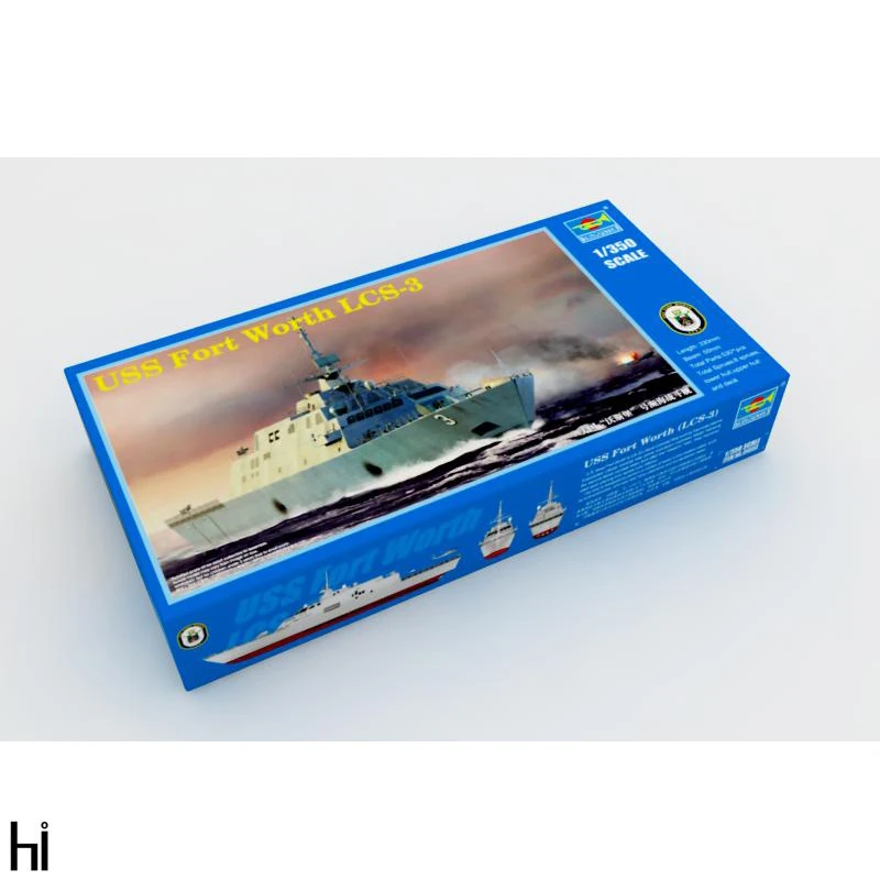 Игрушечный боевой корабль Trumpeter 04553 масштаб 1/350 USS Форт Уэрт LCS 3 литоральное боевое