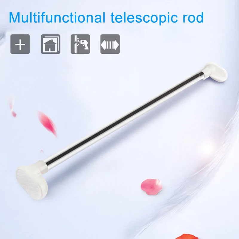 Многофункциональный телескопический рельса для душевой занавески Выдвижная