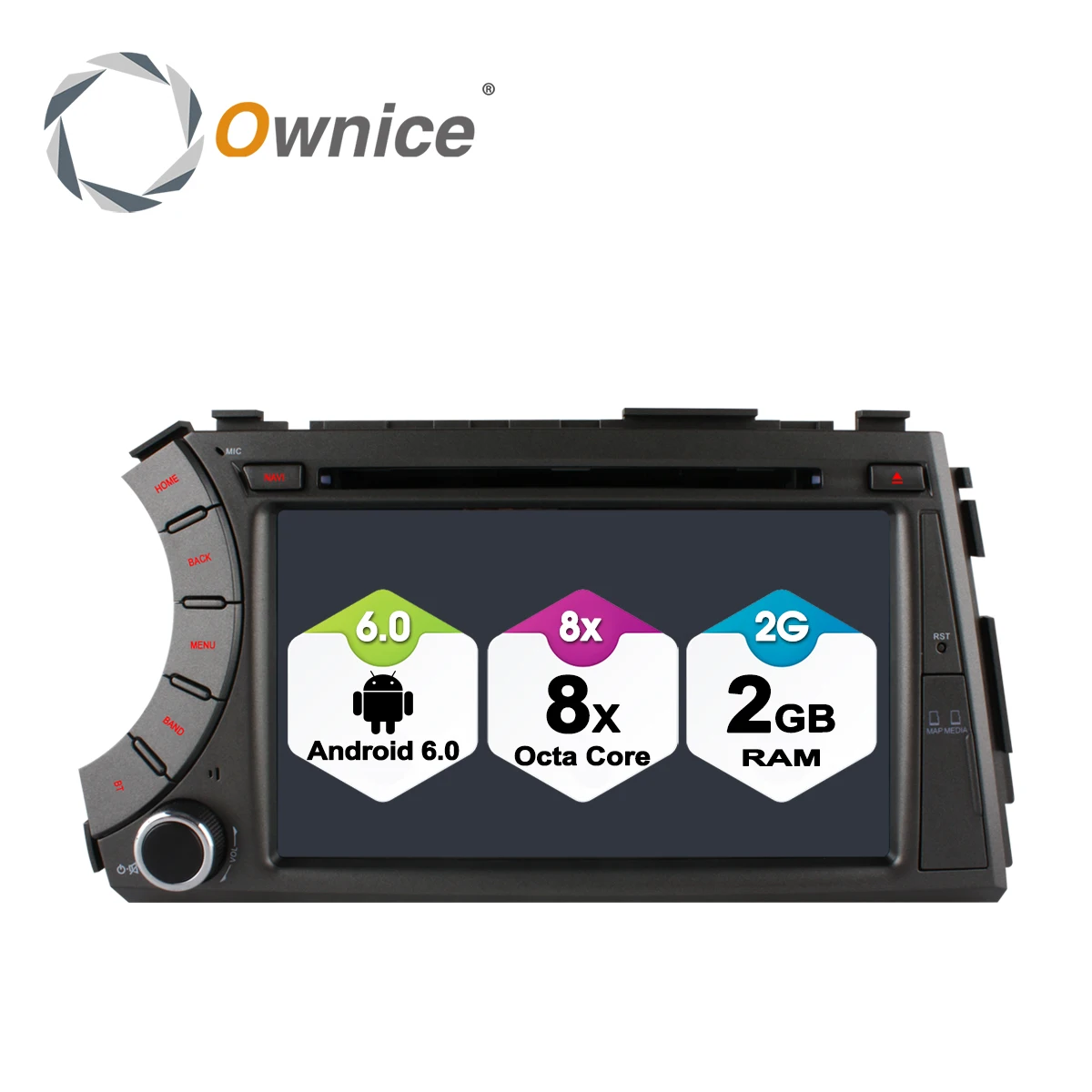 Ownice C500 7 дюймовый автомобильный DVD плеер Android 6 0 Octa 8 ядра для SSANGYONG Kyron Korando Actyon с Wi Fi