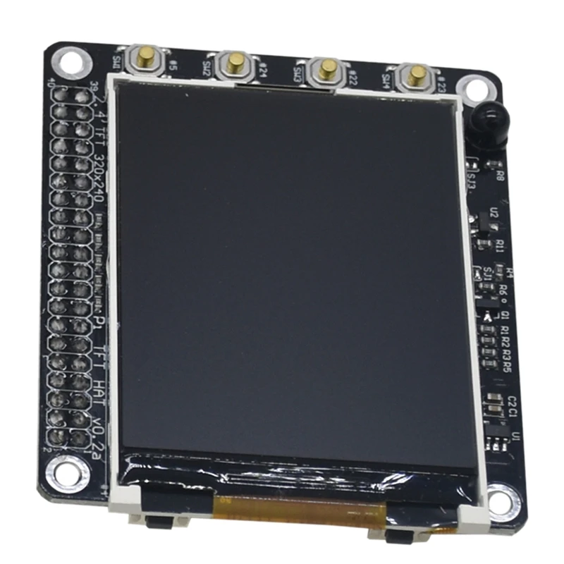 2 4 дюймов 320X240 TFT LCD Sn дисплей шляпа с кнопками ИК-датчик для Raspberry Pi 4B/3B/2B +/A + |