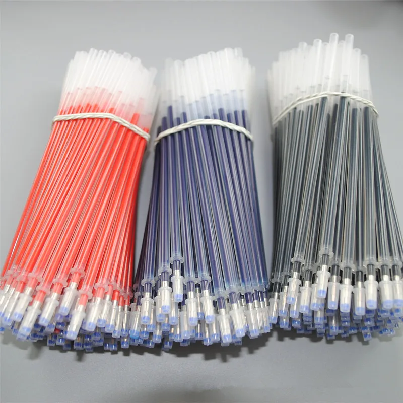 25 шт. гелевая ручка 0 5 пули черный красный синий Канцтовары для офиса шариковая