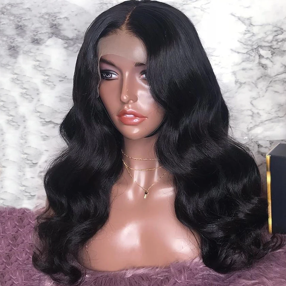 Sassoon Bob 13*4 парик из натуральных волос на кружеве для женщин, черная волна тела, бразильские волосы Remy, предварительно сорванные отбеленные узлы, бесклеевая