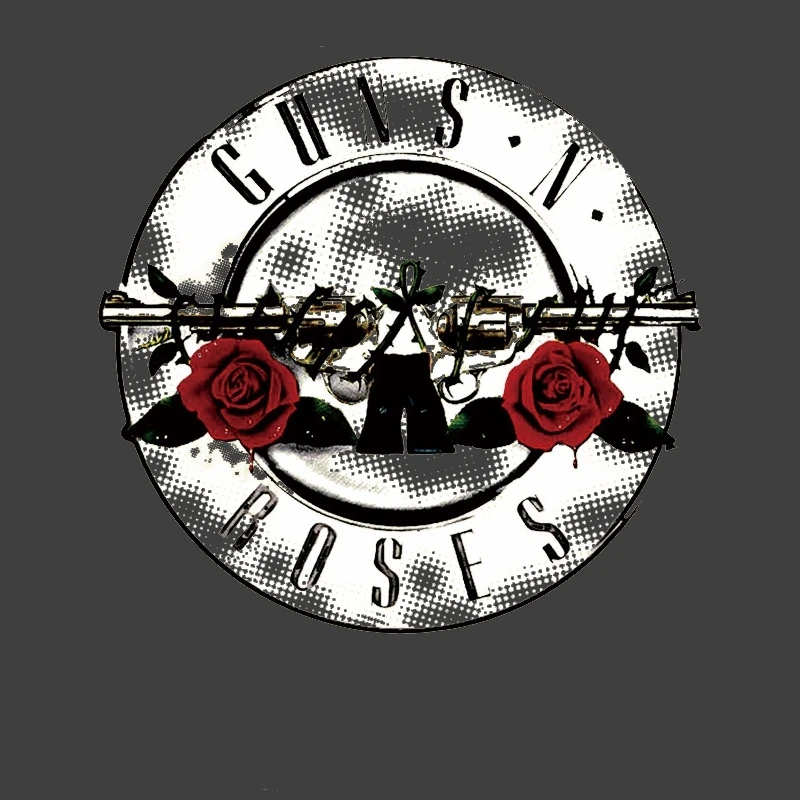 Термоклейкие нашивки в стиле панк с изображением розы для мальчиков и девочек -