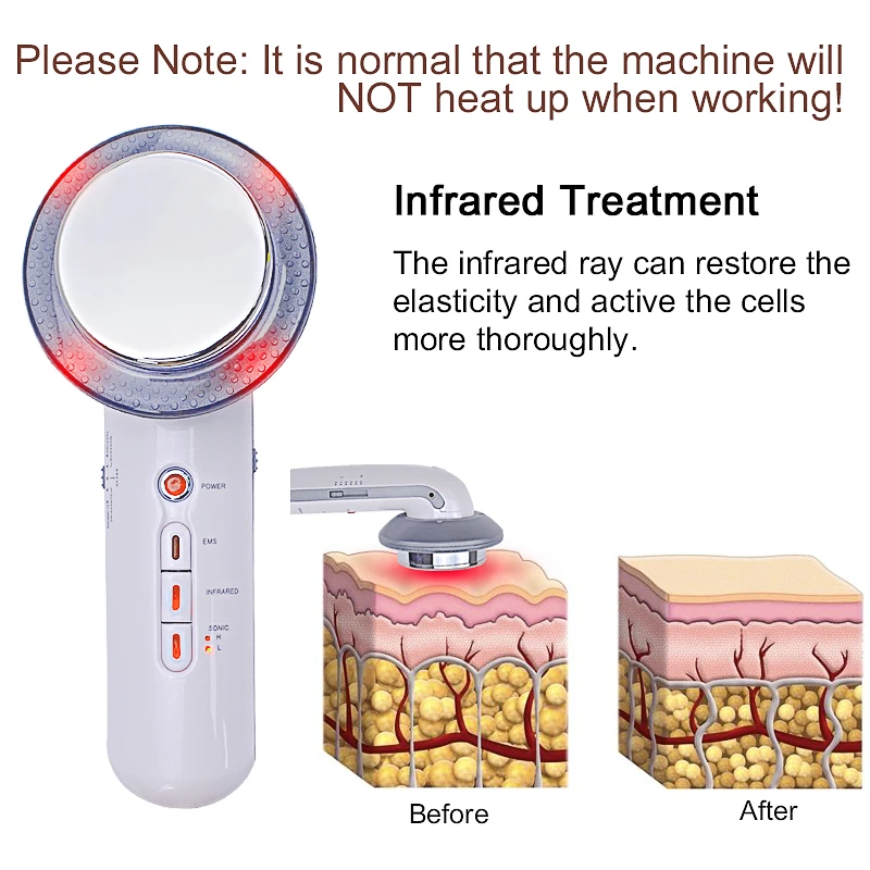 Ультразвуковая кавитация массажер для похудения тела потеря веса